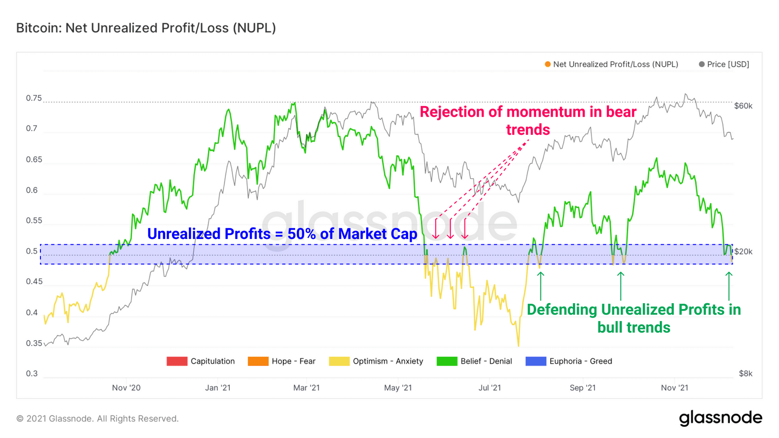 Net unrealized profit